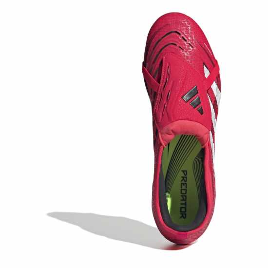 Adidas Predator Pro Fold-Over Tongue Firm Ground Football Boots Червено/Бяло Мъжки футболни бутонки