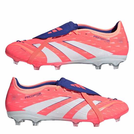 Adidas Predator Pro Fold-Over Tongue Firm Ground Football Boots Оранжево/Бяло 