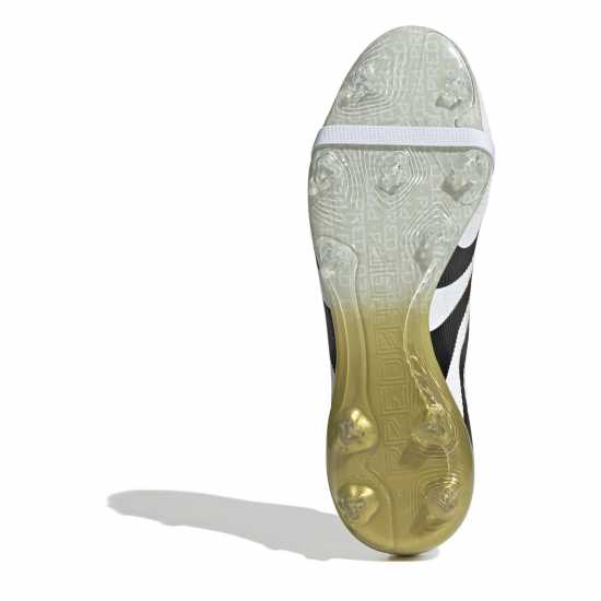 Adidas Predator Pro Fold-Over Tongue Firm Ground Football Boots Бяло/Черно/Злато Мъжки футболни бутонки