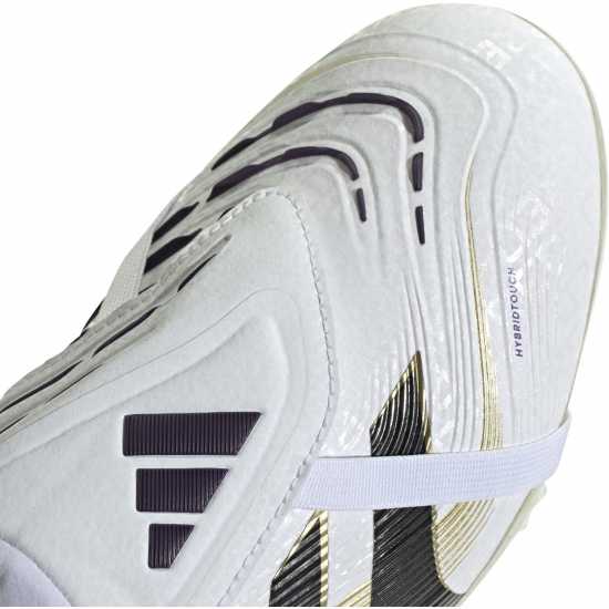 Adidas Predator Pro Fold-Over Tongue Firm Ground Football Boots Бяло/Черно/Злато Мъжки футболни бутонки