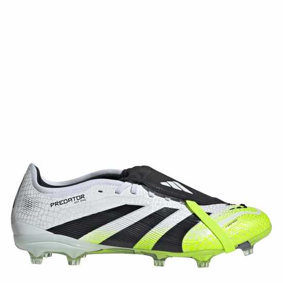 Мъжки футболни бутонки Adidas Predator Pro Fold-Over Tongue Firm Ground Football Boots White/Blk/Lemon Adidas Predator Pro Fold-Over Tongue Firm Ground Football Boots White/Blk/Lemon Мъжки футболни бутонки