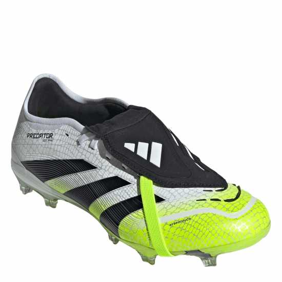 Мъжки футболни бутонки Adidas Predator Pro Fold-Over Tongue Firm Ground Football Boots White/Blk/Lemon Adidas Predator Pro Fold-Over Tongue Firm Ground Football Boots White/Blk/Lemon Мъжки футболни бутонки