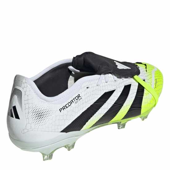 Мъжки футболни бутонки Adidas Predator Pro Fold-Over Tongue Firm Ground Football Boots White/Blk/Lemon Adidas Predator Pro Fold-Over Tongue Firm Ground Football Boots White/Blk/Lemon Мъжки футболни бутонки