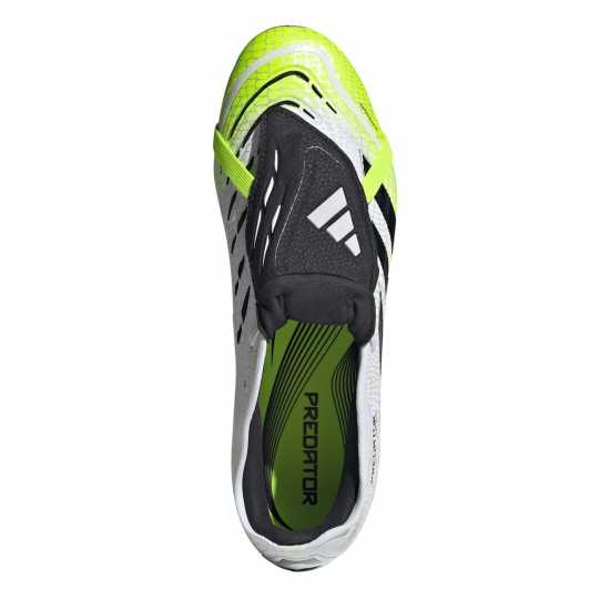 Мъжки футболни бутонки Adidas Predator Pro Fold-Over Tongue Firm Ground Football Boots White/Blk/Lemon Adidas Predator Pro Fold-Over Tongue Firm Ground Football Boots White/Blk/Lemon Мъжки футболни бутонки