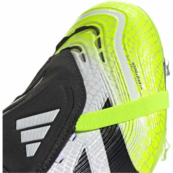 Мъжки футболни бутонки Adidas Predator Pro Fold-Over Tongue Firm Ground Football Boots White/Blk/Lemon Adidas Predator Pro Fold-Over Tongue Firm Ground Football Boots White/Blk/Lemon Мъжки футболни бутонки