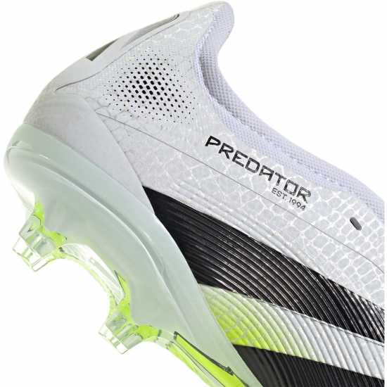 Мъжки футболни бутонки Adidas Predator Pro Fold-Over Tongue Firm Ground Football Boots White/Blk/Lemon Adidas Predator Pro Fold-Over Tongue Firm Ground Football Boots White/Blk/Lemon Мъжки футболни бутонки