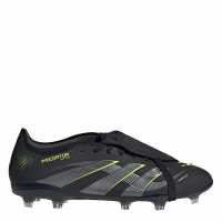 Adidas Predator Pro Fold-Over Tongue Firm Ground Football Boots Black/Lemon Мъжки футболни бутонки