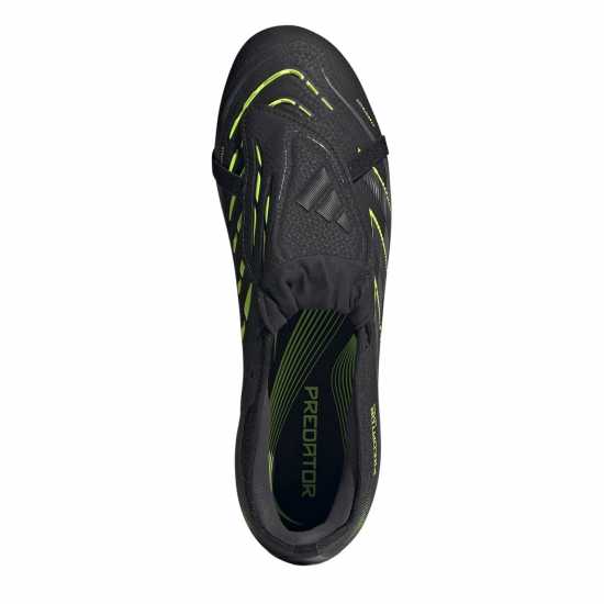 Мъжки футболни бутонки Adidas Predator Pro Fold-Over Tongue Firm Ground Football Boots Black/Lemon Adidas Predator Pro Fold-Over Tongue Firm Ground Football Boots Black/Lemon Мъжки футболни бутонки