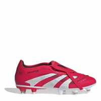 Adidas Predator Pro Fold-Over Tongue Soft Ground Football Boots Червено/Бяло Мъжки футболни бутонки
