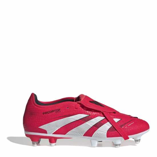 Adidas Predator Pro Fold-Over Tongue Soft Ground Football Boots Червено/Бяло Мъжки футболни бутонки