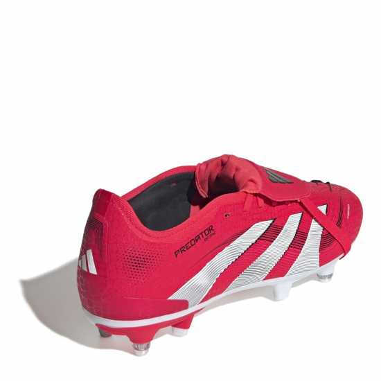 Adidas Predator Pro Fold-Over Tongue Soft Ground Football Boots Червено/Бяло Мъжки футболни бутонки
