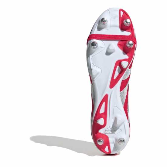 Adidas Predator Pro Fold-Over Tongue Soft Ground Football Boots Червено/Бяло Мъжки футболни бутонки