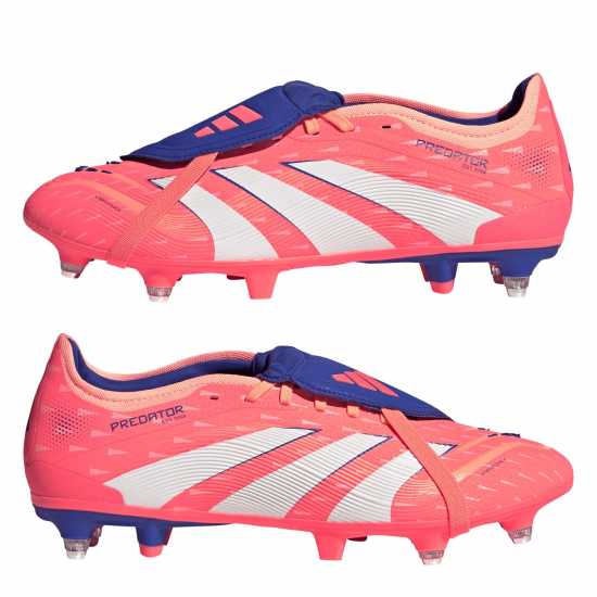 Adidas Predator Pro Fold-Over Tongue Soft Ground Football Boots Оранжево/Бяло 