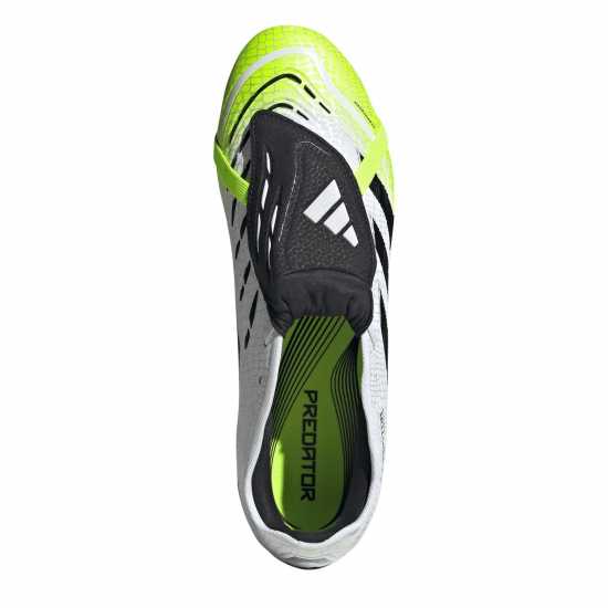 Мъжки футболни бутонки Adidas Predator Pro Fold-Over Tongue Soft Ground Football Boots White/Blk/Lemon Adidas Predator Pro Fold-Over Tongue Soft Ground Football Boots White/Blk/Lemon Мъжки футболни бутонки