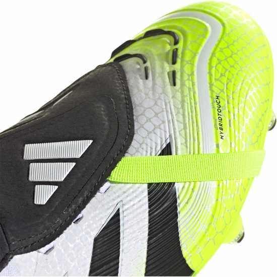 Мъжки футболни бутонки Adidas Predator Pro Fold-Over Tongue Soft Ground Football Boots White/Blk/Lemon Adidas Predator Pro Fold-Over Tongue Soft Ground Football Boots White/Blk/Lemon Мъжки футболни бутонки