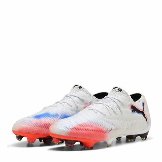 Puma Men's 8 Ultimate Low Fg Firm Ground Football Boots Puma White 