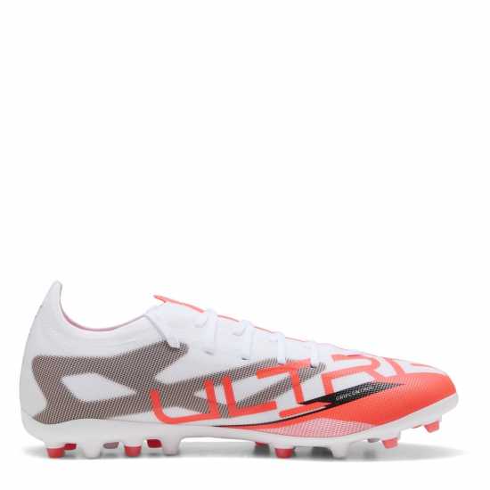 Puma Men's Ultra 5 Match Mg Firm Ground Football Boots Puma White-Pu 