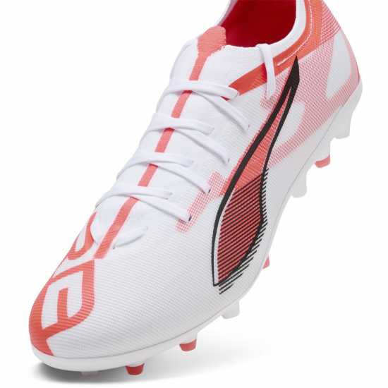 Puma Men's Ultra 5 Match Mg Firm Ground Football Boots Puma White-Pu 