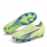 Puma Ultra 1.2 Fg Football Boots Yellow/Purple Мъжки футболни бутонки
