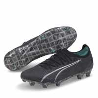 Puma Ultra 1.2 Fg Football Boots Black/Aqua Мъжки футболни бутонки