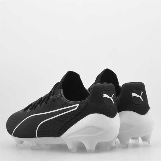 Puma King Platinum Fg Football Boots Black/Yellow Мъжки футболни бутонки