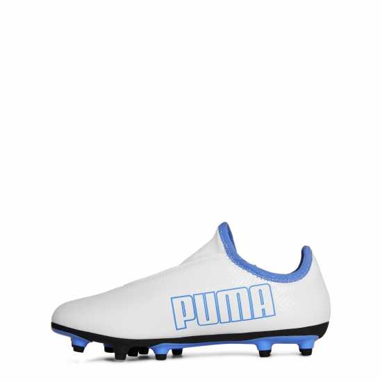 Puma Finesse Firm Ground Football Boots White/Blue - Мъжки футболни бутонки
