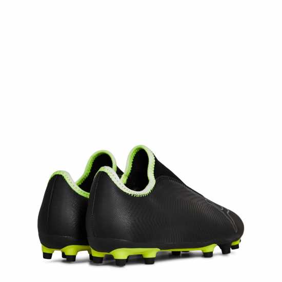 Puma Finesse Firm Ground Football Boots Black/FluYellow Мъжки футболни бутонки