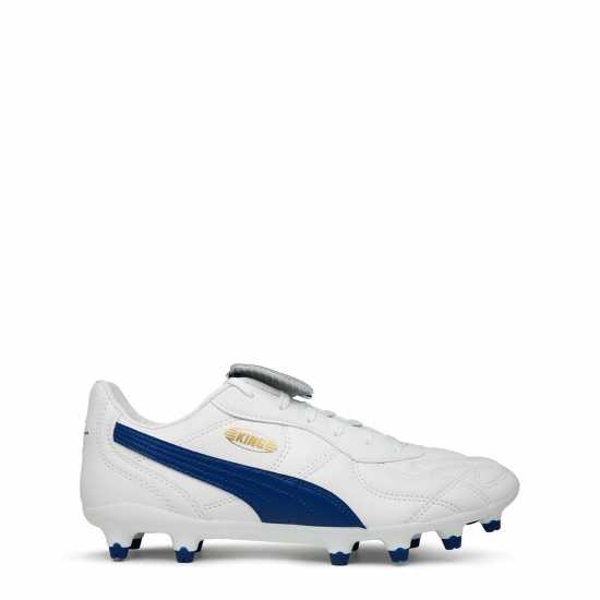 Puma King Cup Fg Football Boots Бяло/Синьо Мъжки футболни бутонки