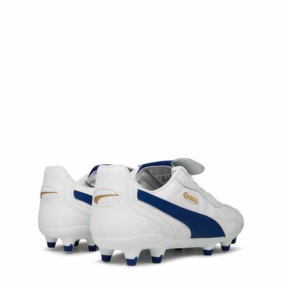 Puma King Cup Fg Football Boots Бяло/Синьо Мъжки футболни бутонки