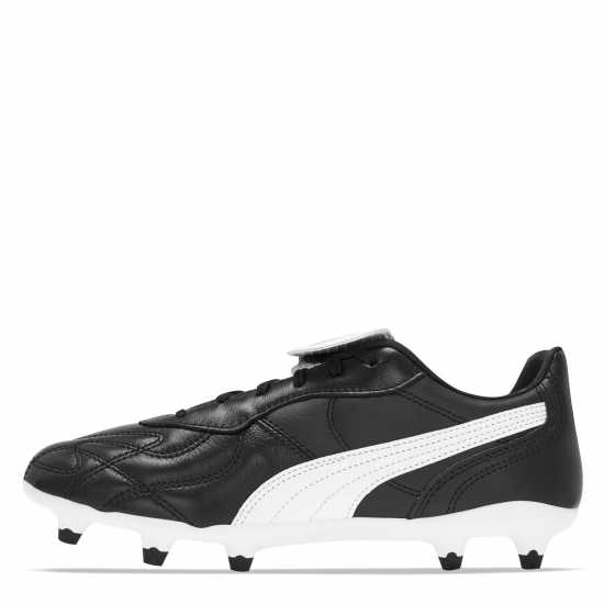 Мъжки футболни бутонки Puma King Cup Fg Football Boots Черно/Бяло Puma King Cup Fg Football Boots Черно/Бяло Мъжки футболни бутонки