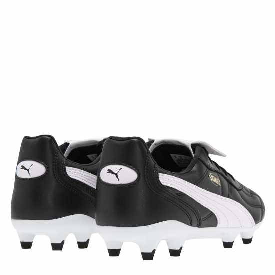 Мъжки футболни бутонки Puma King Cup Fg Football Boots Черно/Бяло Puma King Cup Fg Football Boots Черно/Бяло Мъжки футболни бутонки