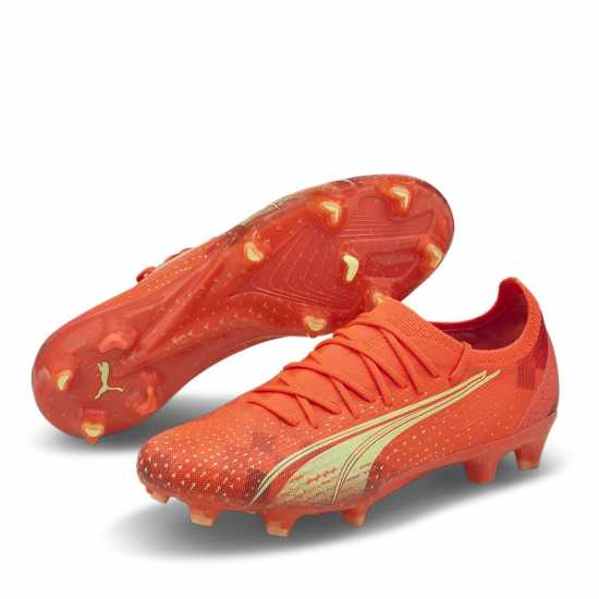Puma Ultra 1.1 Fg Football Boots Orange/Yellow Мъжки футболни бутонки
