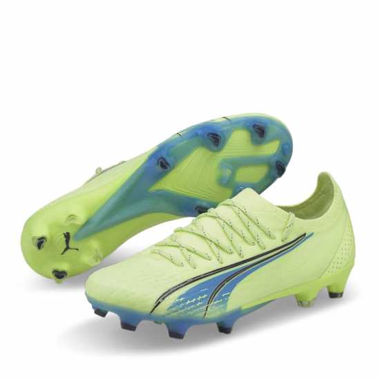 Puma Ultra 1.1 Fg Football Boots Yellow/Purple Мъжки футболни бутонки