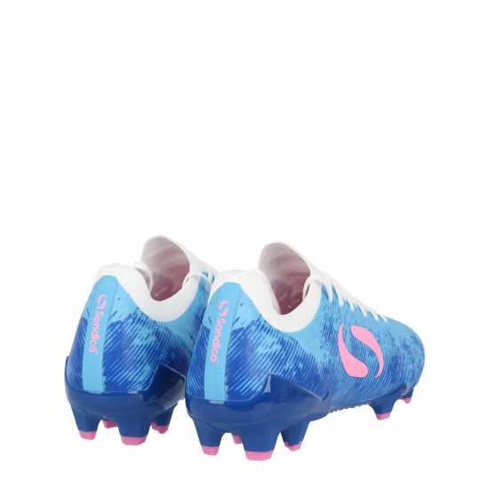 Sondico Blaze Firm Ground Football Boots Синьо / Розово / Бяло Мъжки футболни бутонки