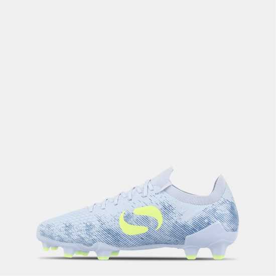 Sondico Blaze Firm Ground Football Boots Purple/Lime 