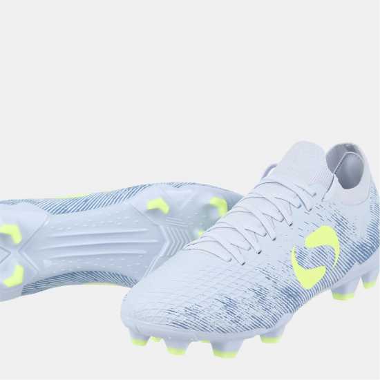 Sondico Blaze Firm Ground Football Boots Purple/Lime 