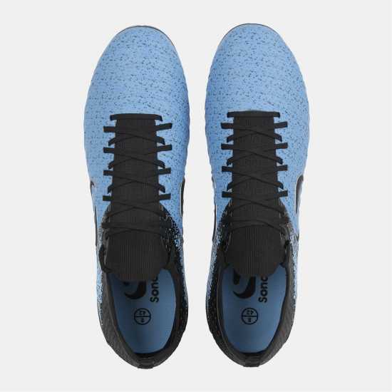 Sondico Blaze Firm Ground Football Boots Black/Blue 