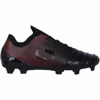 Sondico Blaze Firm Ground Football Boots Black/Red Мъжки футболни бутонки
