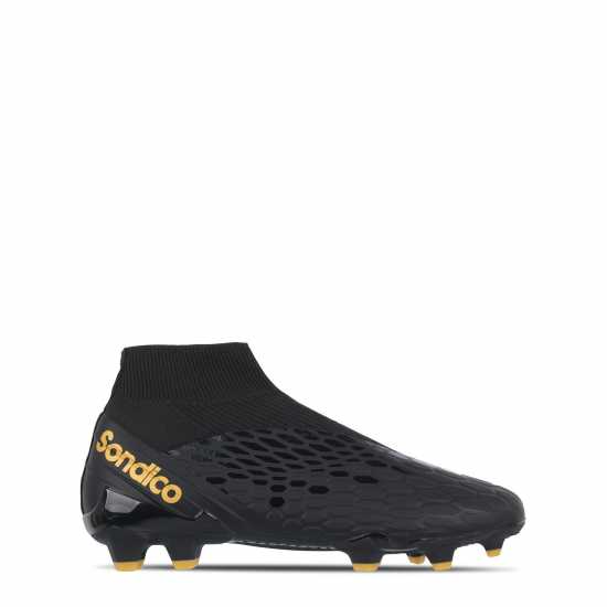 Sondico Blizzard Firm Ground Football Boots Black/Gold Мъжки футболни бутонки