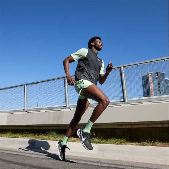 Nike Мъжки Обувки За Бягане Reactx Pegasus Trail 5 Running Shoes Mens Черно/Сиво Мъжки туристически обувки