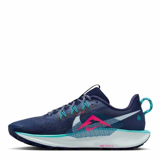 Nike Мъжки Маратонки За Бягане Reactx Pegasus Trail 5 Mens Running Shoes Navy/Pink 