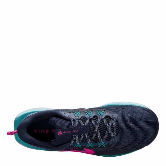 Nike Мъжки Маратонки За Бягане Reactx Pegasus Trail 5 Mens Running Shoes Navy/Pink 