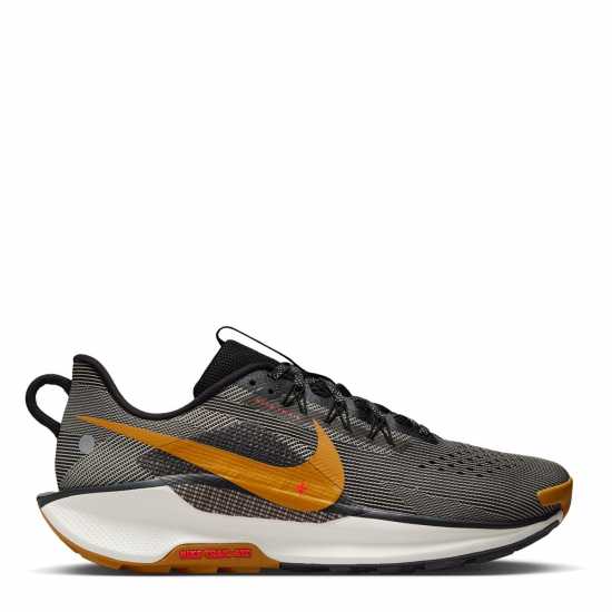 Nike Мъжки Обувки За Бягане Reactx Pegasus Trail 5 Running Shoes Mens Blk/Dsrt Ochr Мъжки туристически обувки