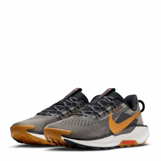 Nike Мъжки Обувки За Бягане Reactx Pegasus Trail 5 Running Shoes Mens Blk/Dsrt Ochr Мъжки туристически обувки