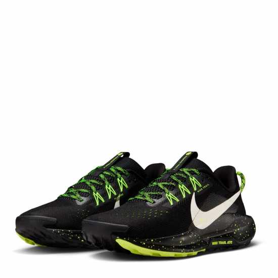 Nike Мъжки Маратонки За Бягане Reactx Pegasus Trail 5 Mens Running Shoes Black/Volt Ice 