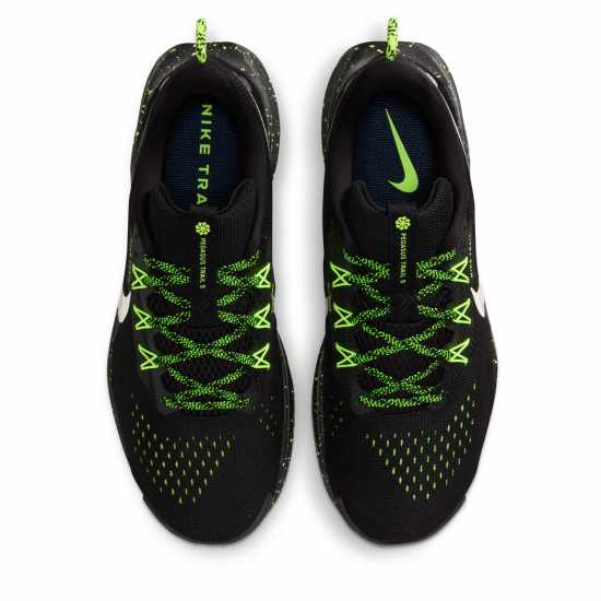 Nike Мъжки Маратонки За Бягане Reactx Pegasus Trail 5 Mens Running Shoes Black/Volt Ice 