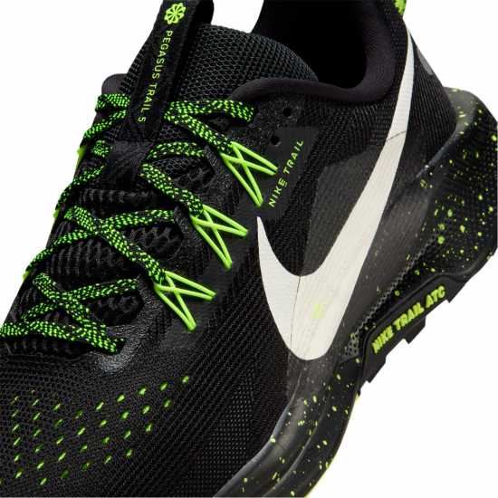 Nike Мъжки Маратонки За Бягане Reactx Pegasus Trail 5 Mens Running Shoes Black/Volt Ice 