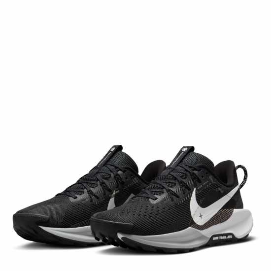 Nike Reactx Pegasus Trail 5 Running Shoes Womens Черно/Сиво Дамски туристически сандали