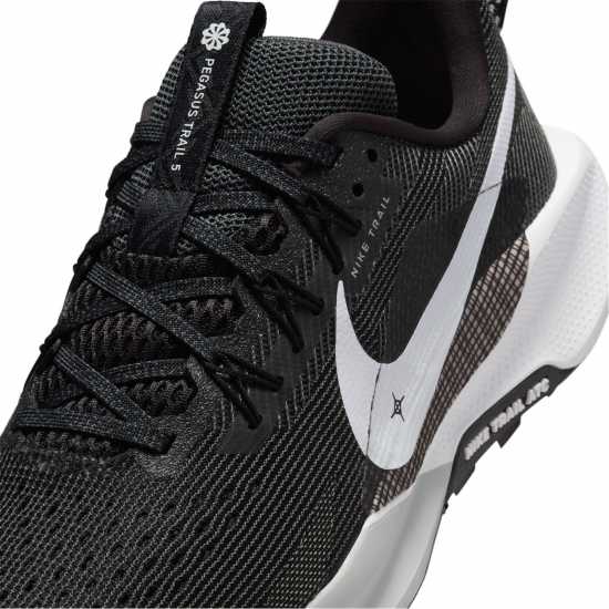 Nike Reactx Pegasus Trail 5 Running Shoes Womens Черно/Сиво Дамски туристически сандали