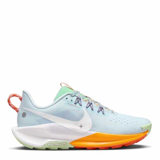 Nike Reactx Pegasus Trail 5 Running Shoes Womens Глациер Син Дамски туристически сандали